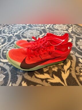 NWOT Nike Men’s Zoom X Dragonfly 2 Elite. Bright Crimson color-way.